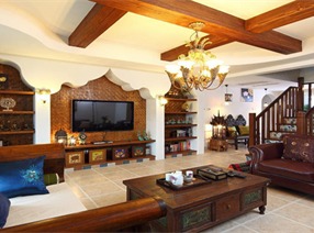 异域巴厘岛风情的朱雀门复室设计