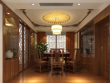 本案风格为中式风格，中国风的构成主要体现在传统家具