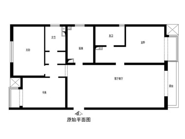 業(yè)主為一家兩口。設(shè)計(jì)需求：業(yè)主都是年輕人，喜歡時(shí)尚