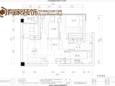 本案列設(shè)計在滿足空間功能需求的前提下，運用現(xiàn)代、簡