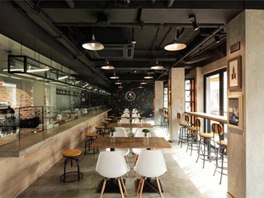 上海598餐厅现代混搭风格设计餐饮空间