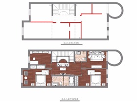 内涵中的跳跃平面图