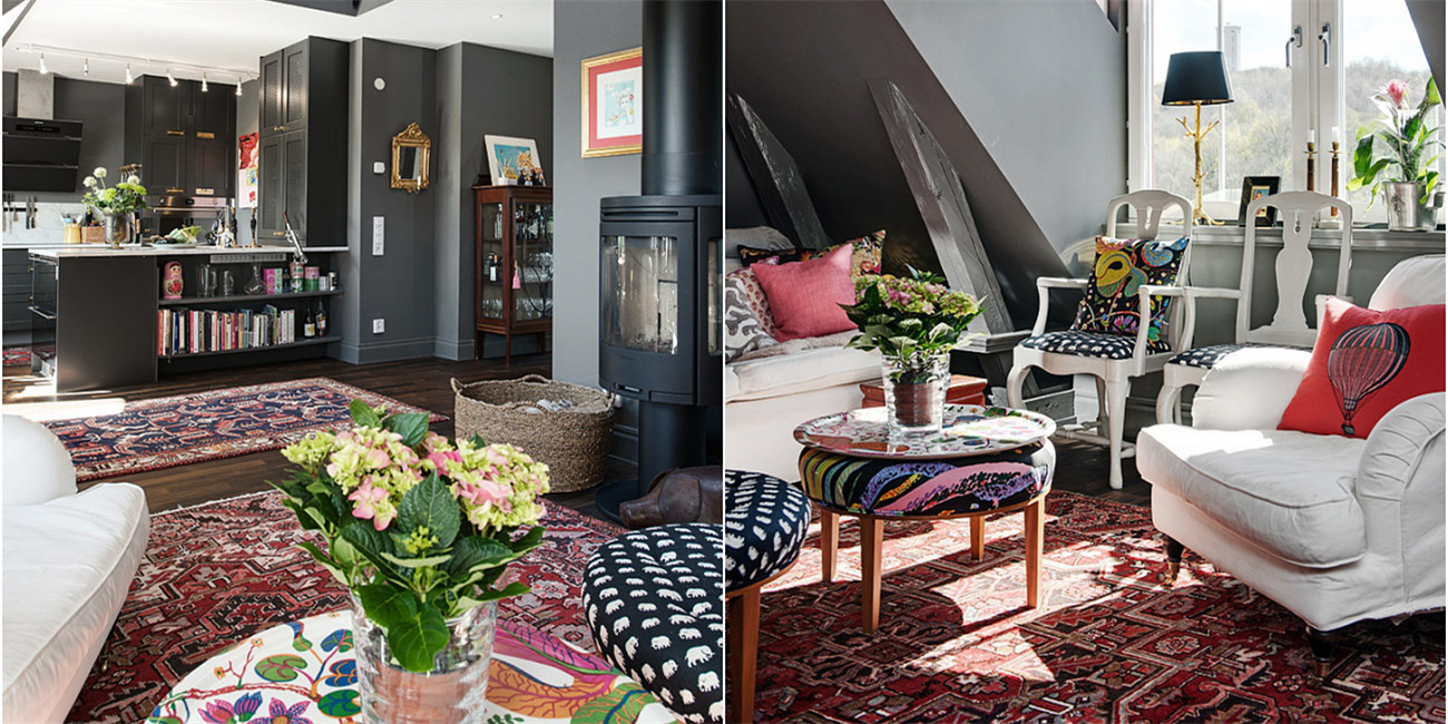 北欧灰色复式公寓 打造精致又圆润的舒适氛围
