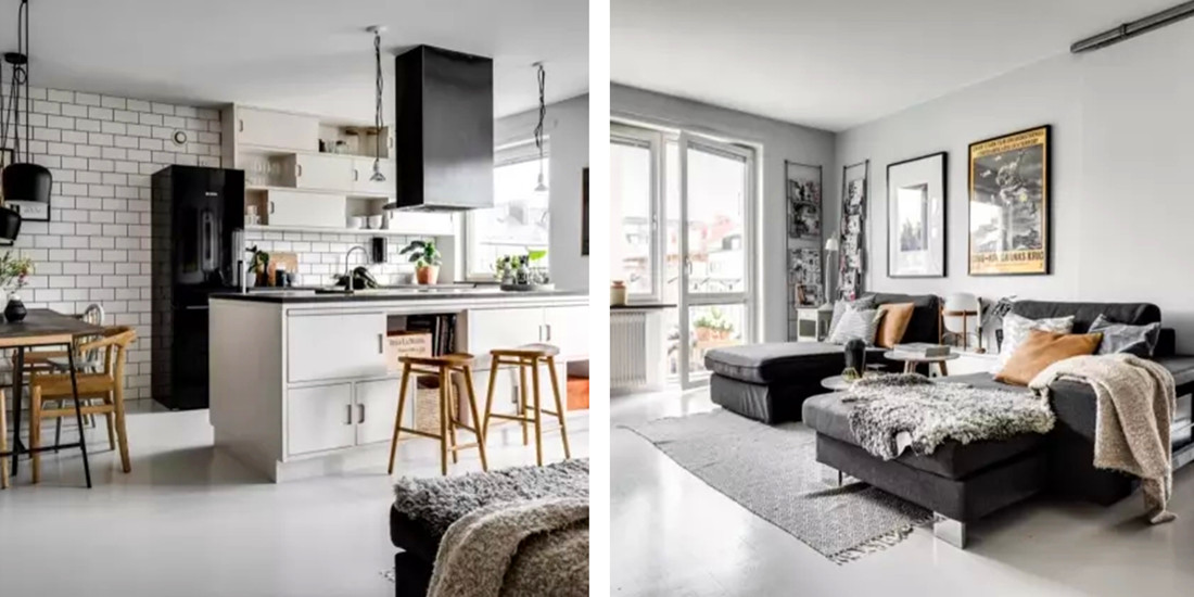 哥德堡：迷人与优雅的灰色调公寓