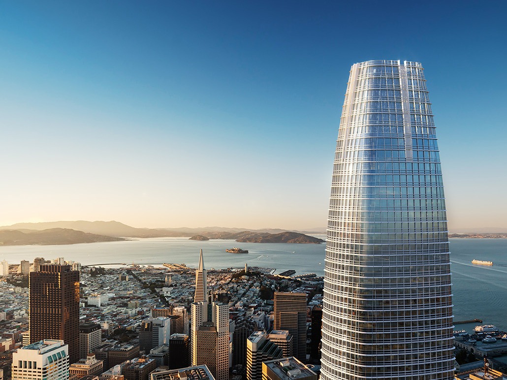旧金山：Salesforce塔楼及客运中心
