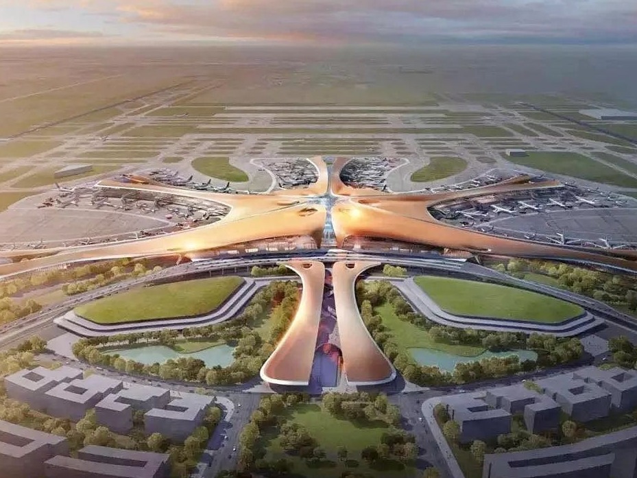 全球最大机场--北京新机场，科幻堪比外星人基地