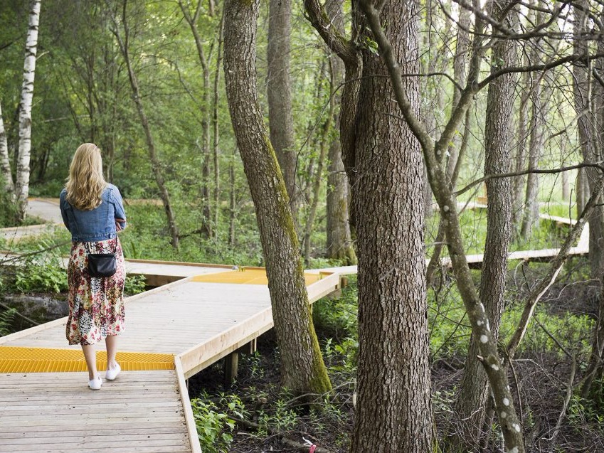 瑞典Arninge-Ullna河岸林公园，连接人与自然的步道